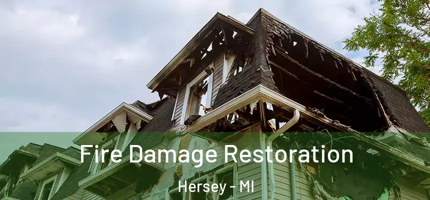  Fire Damage Restoration Hersey - MI
