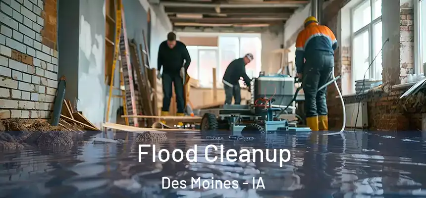 Flood Cleanup Des Moines - IA