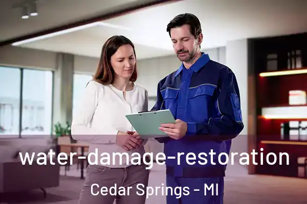  water-damage-restoration Cedar Springs - MI