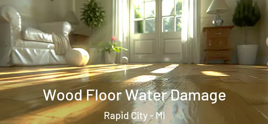 Wood Floor Water Damage Rapid City - MI
